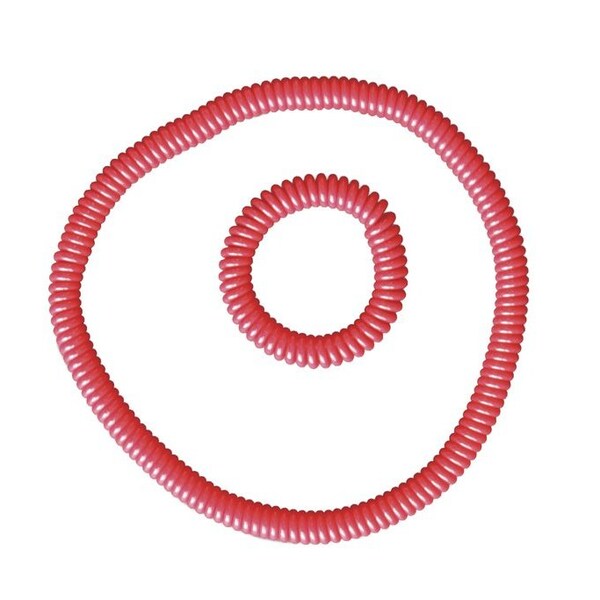 Chewlery Chewable Jewelry, Red, Set of 2 PK
